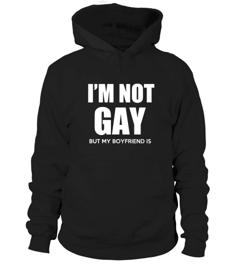 I am not gay but my boyfriend is - Coffee Mug (colored) Hoodie Unisex