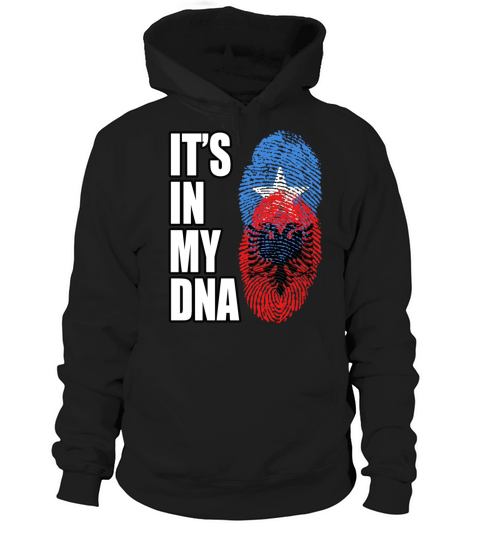 Somali And Albanian Vintage Heritage DNA Flag Hoodie Unisex