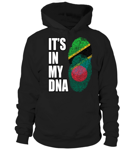 Tanzanian And Bangladeshi Vintage Heritage DNA Fla Hoodie Unisex