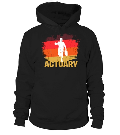 Vintage Actuary Design Hoodie Unisex