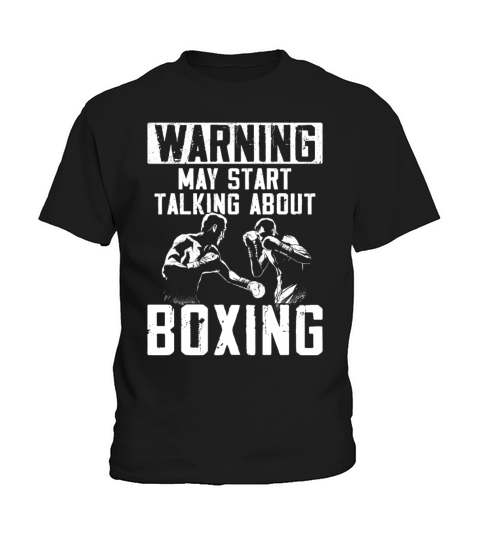 Boxing Vintage Warning May Start Kids T-Shirt