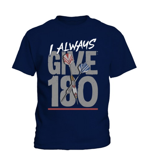 Darts Vintage I Always Give 180 Kids T-Shirt