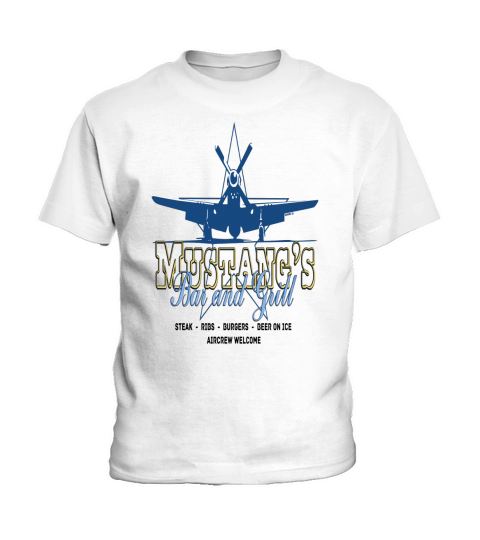 Mustangs Bar and Grill Kids T-Shirt