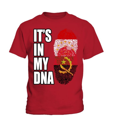 Tajikistani And Angolan Vintage Heritage DNA Flag Kids T-Shirt