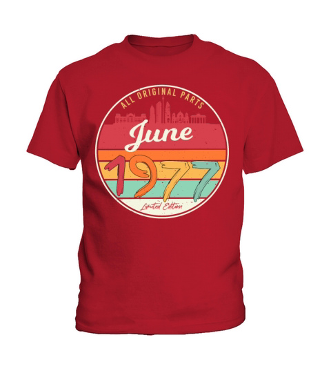 Vintage 1977 June Kids T-Shirt