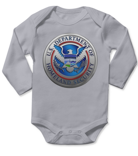 Department of Homeland Security DHS Shirt Long Sleeve Baby One-Piece