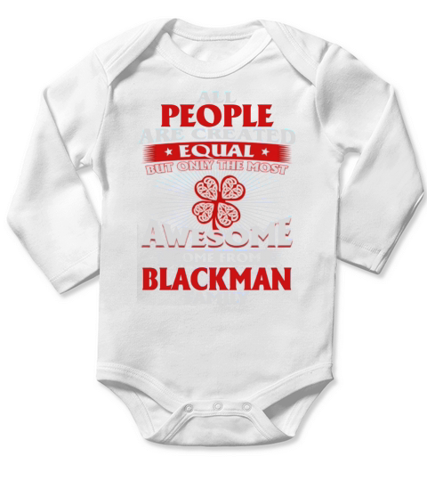 Its a Blackman Thing You Wouldnt Understand - Name Custom T-Shirts Long Sleeve Baby One-Piece