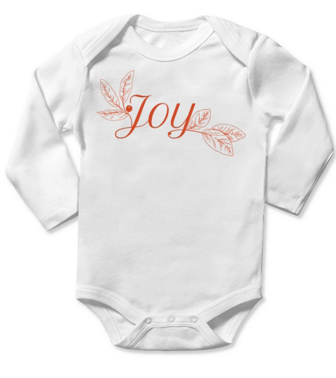 Red Vintage Christmas T Shirt Long Sleeve Baby One-Piece