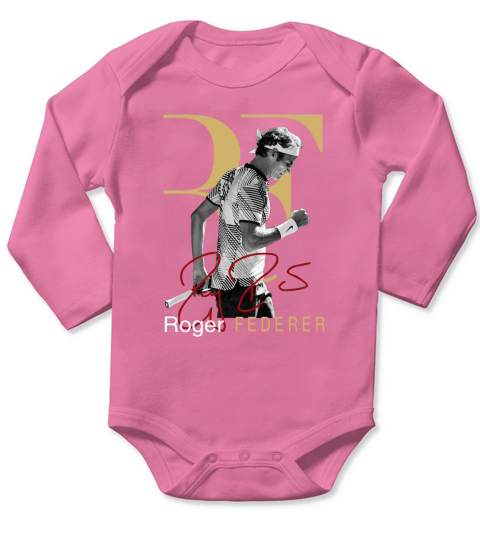 Roger Federer Perfect Long Sleeve Baby One-Piece