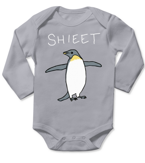 Shieet The Penguin Long Sleeve Baby One-Piece
