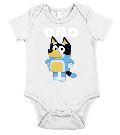 Bluey Dad Short Sleeve Baby One-Piece