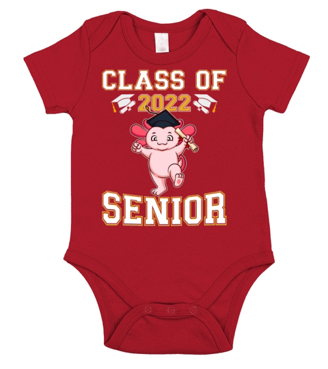 Class Of 2022 Senior Graduate Funny Graduation Short Sleeve Baby One-Piece