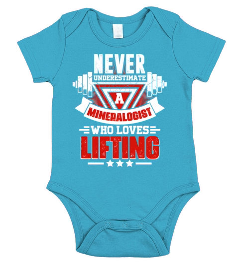 Never Underestimate Mineralogist Gym Workout Fitne Short Sleeve Baby One-Piece