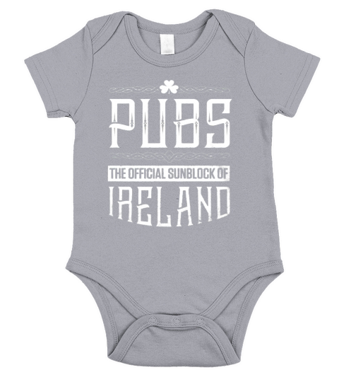Pubs the official sunblock of ireland Short Sleeve Baby One-Piece