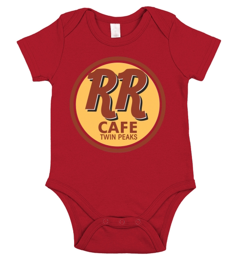 Twin Peaks RR Cafe T-Shirt Short Sleeve Baby One-Piece