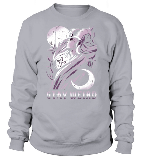 Priestess Tarot Card Occult Club Weird Gothic Sweatshirt Unisex