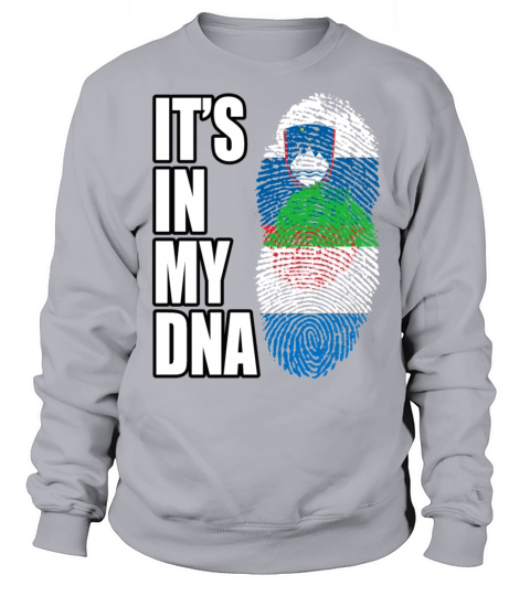 Slovenian And Sierra Leonean Vintage Heritage DNA Sweatshirt Unisex