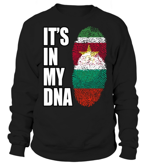 Surinamese And Bulgarian Vintage Heritage DNA Flag Sweatshirt Unisex