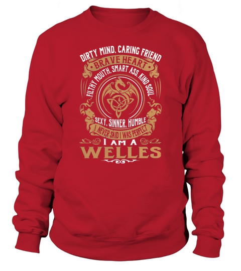 WELLES Brave Heart Dragon Name Shirts Sweatshirt Unisex