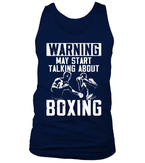Boxing Vintage Warning May Start Tank Top Unisex