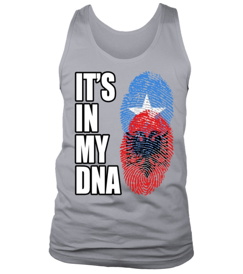 Somali And Albanian Vintage Heritage DNA Flag Tank Top Unisex