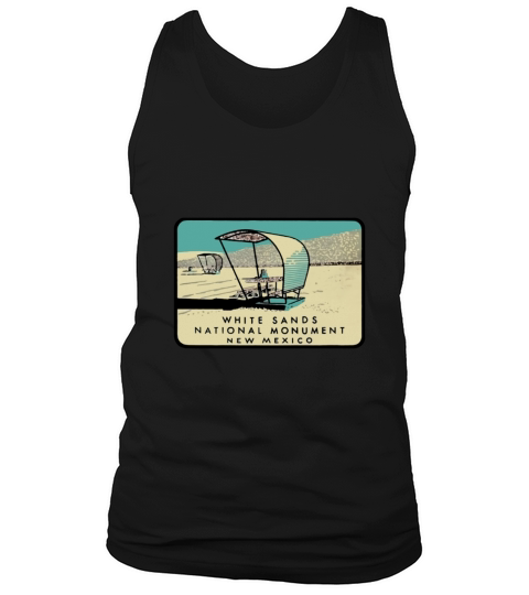 White Sands National Monument New Mexico Vintage Travel Decal TShirt CHRISTMAS UGLY SWEATER Tank Top Unisex