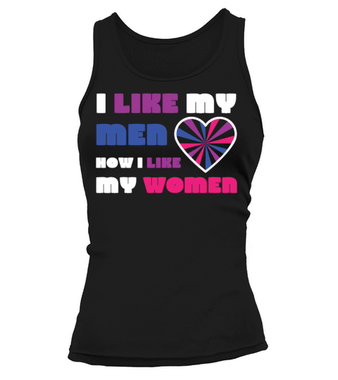 Bisexual Bi Pride Flag I Like My Tank top Woman