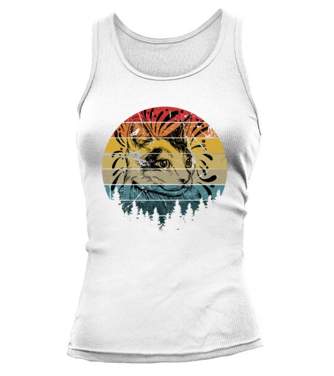 Bobtail Cat Vintage Kitten Tank top Woman