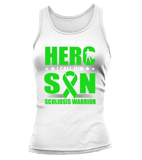 For my son, SCOLIOSIS warrior Tank top Woman