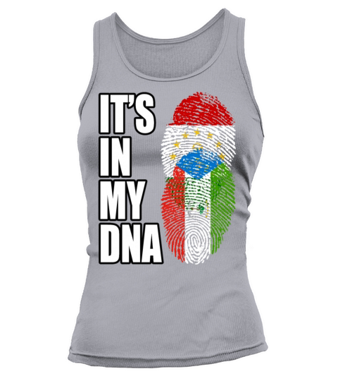 Tajikistani And Equatorial Guinean Vintage Heritag Tank top Woman