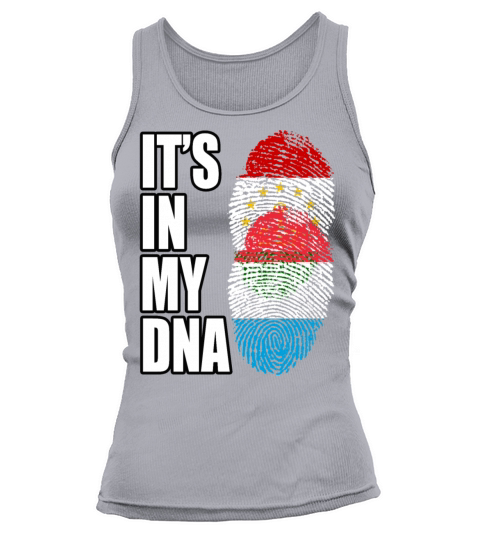 Tajikistani And Luxembourgish Vintage Heritage DNA Tank top Woman