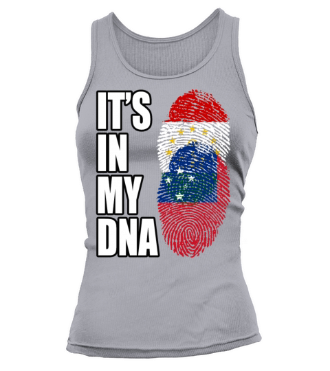 Tajikistani And Samoan Vintage Heritage DNA Flag Tank top Woman