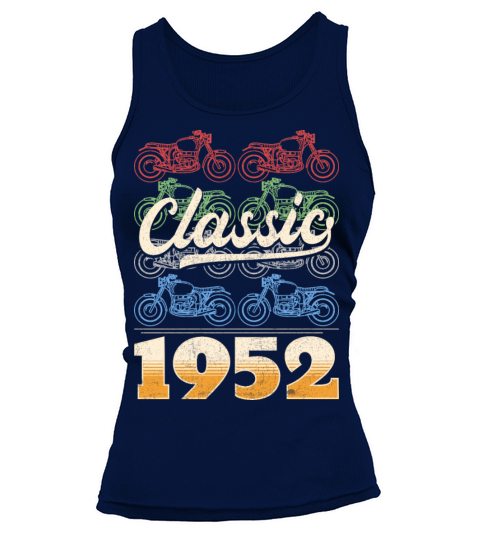 Vintage 1952 Original Parts Motorcycle Rider Tank top Woman