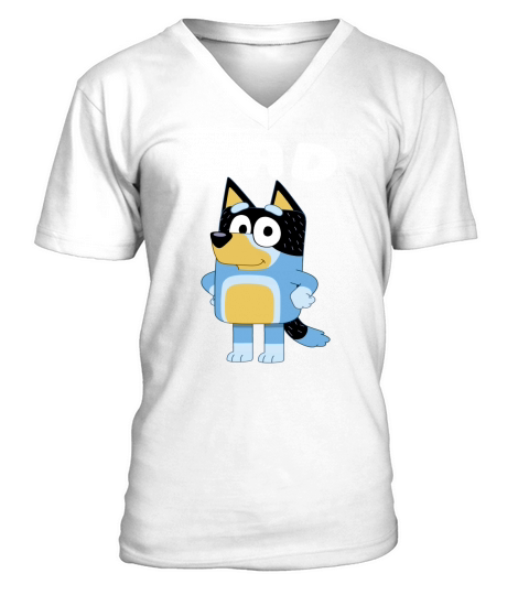 Bluey Dad V-Neck T-shirt