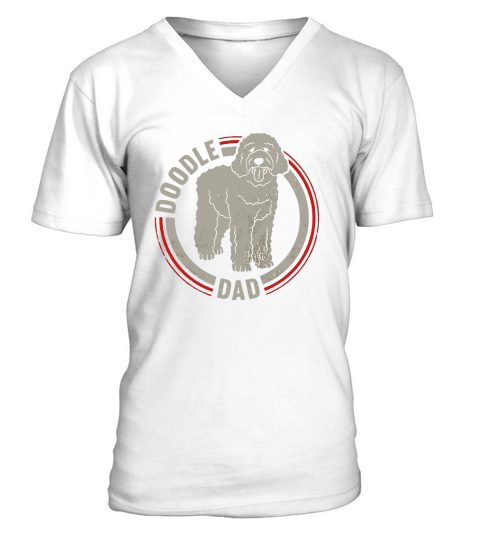 Mens Doodle Dad - Mens Goldendoodle Vintage T-Shirt Black Men B0743BL45J 1 V-Neck T-shirt