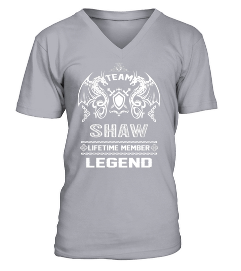SHAW team lifetime member legend V-Neck T-shirt