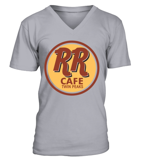 Twin Peaks RR Cafe T-Shirt V-Neck T-shirt