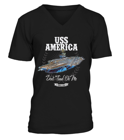USS America (CV-66) T-shirt V-Neck T-shirt
