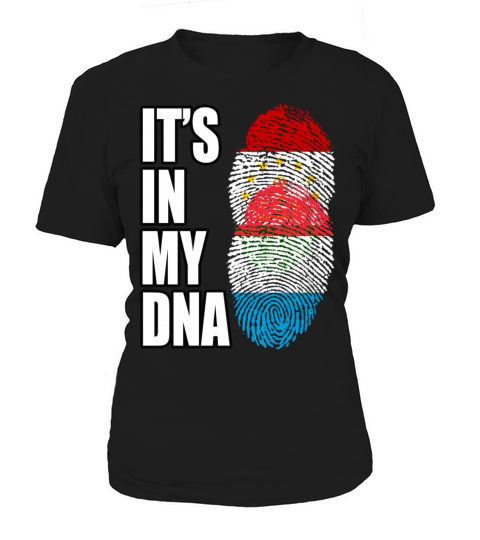 Tajikistani And Luxembourgish Vintage Heritage DNA Women's T-Shirt