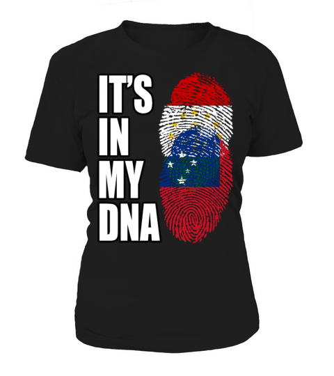 Tajikistani And Samoan Vintage Heritage DNA Flag Women's T-Shirt