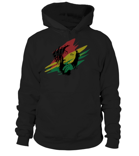 reggae Bob Marley Hoodie Unisex