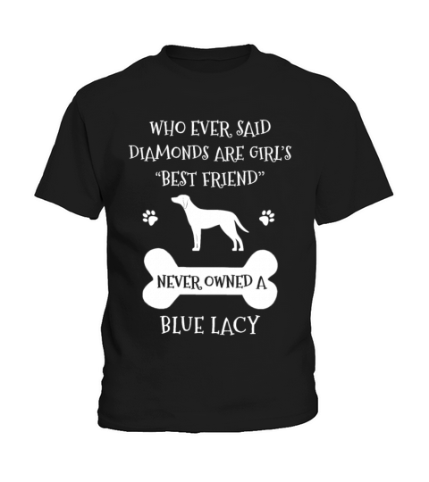 My Best Friend Is Blue Lacy Cool Gift Kids T-Shirt