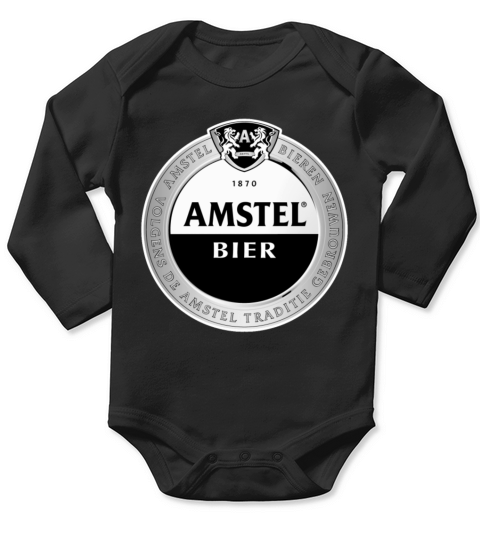 Best Amstel Logo Long Sleeve Baby One-Piece