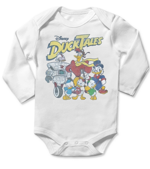 Duck Tales Tank Graphic T-Shirt Long Sleeve Baby One-Piece
