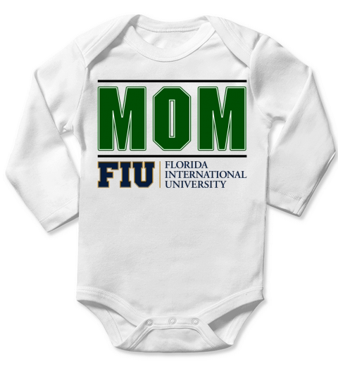 Florida International University Proud Mom Parents Day 2020 Long Sleeve Baby One-Piece