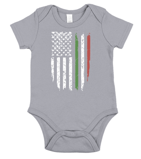 American Italian Roots Short Sleeve Baby One-Piece