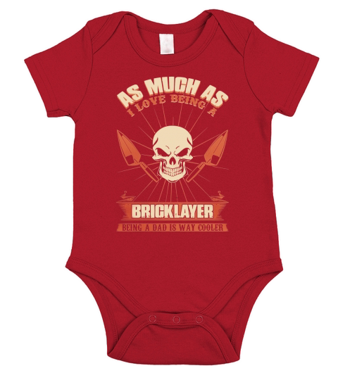 Another - bricklayer Short Sleeve Baby One-Piece