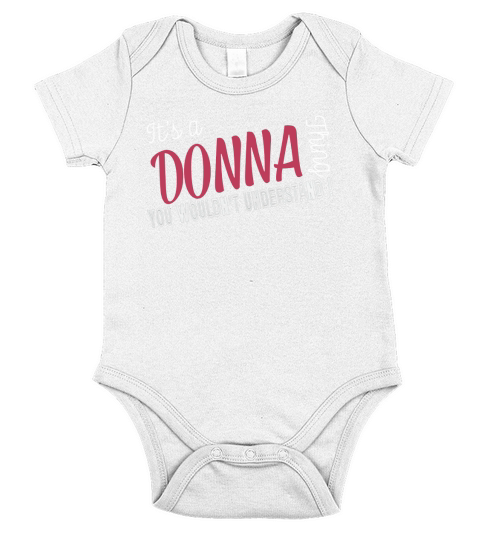 Donna Its Donna Thing  TeeForDonna Short Sleeve Baby One-Piece