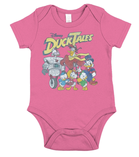 Duck Tales Tank Graphic T-Shirt Short Sleeve Baby One-Piece