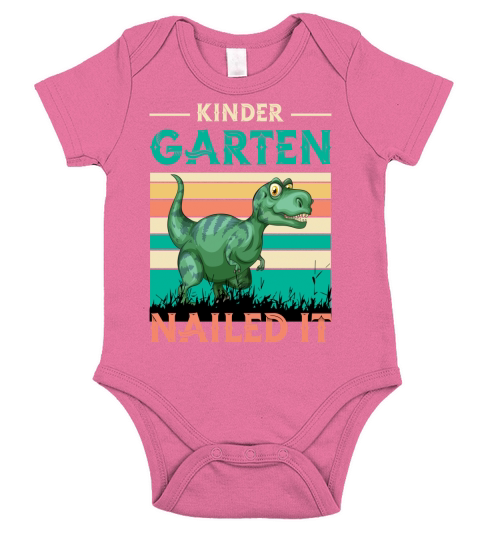Kinder garten nailed it Short Sleeve Baby One-Piece